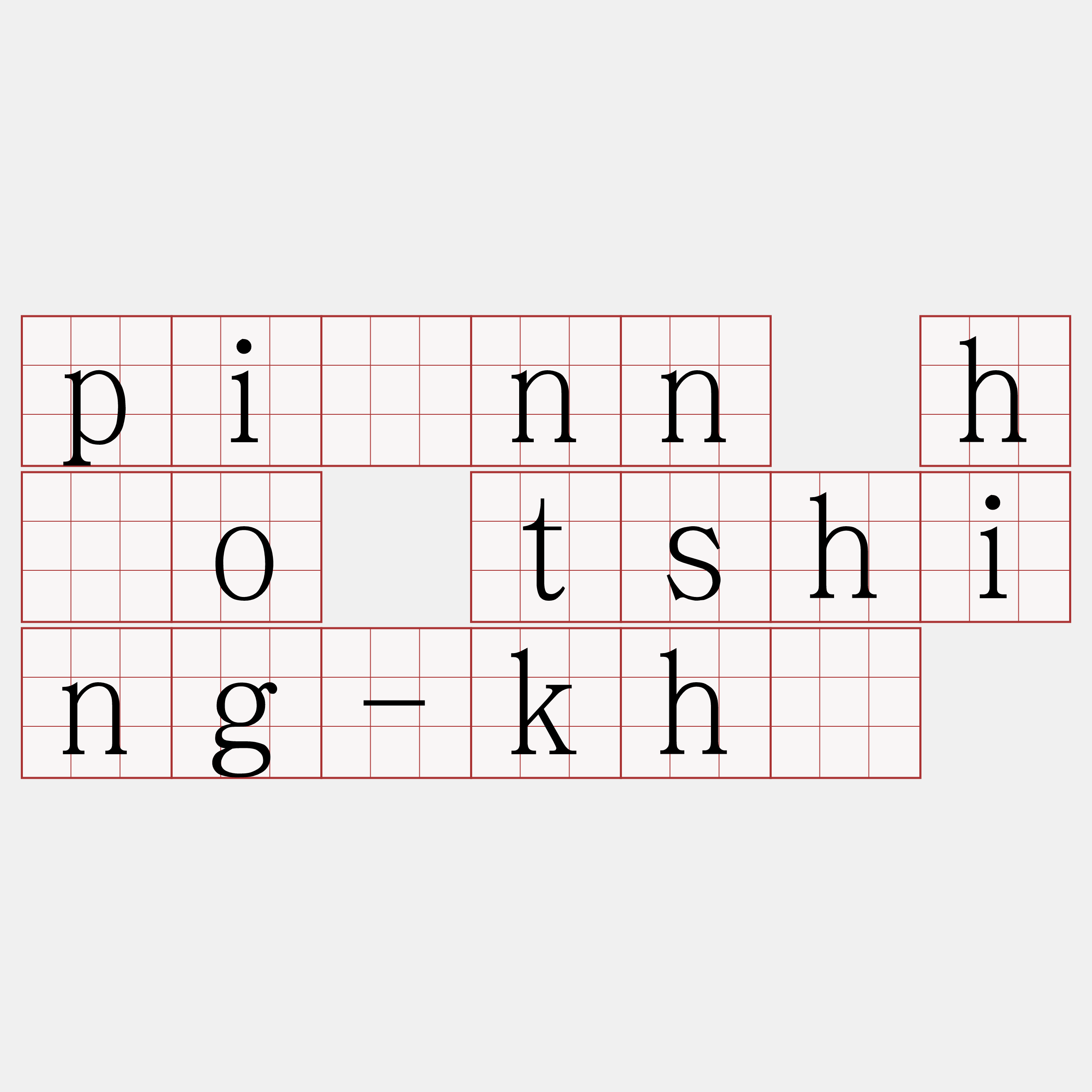 piànn hōo tshing-khì